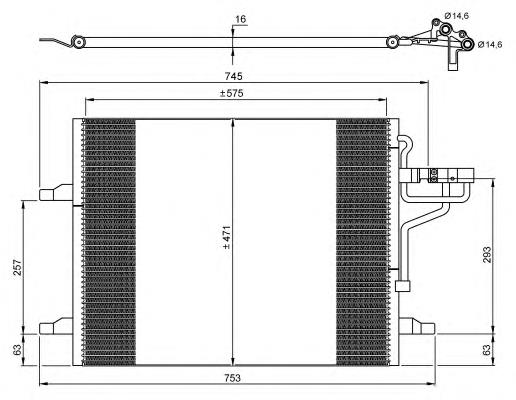 Radiador de aparelho de ar condicionado NRF 35936 preço, a partir de 107,84 USD