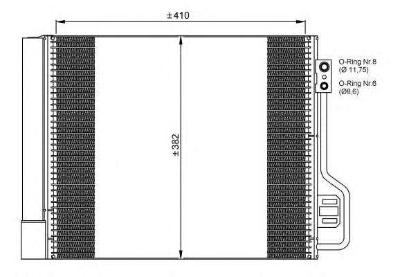 Radiador de aparelho de ar condicionado Mercedes 4515000154 preço, a partir de 102,15 USD
