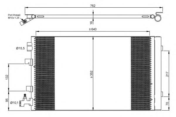 Radiador de aparelho de ar condicionado Renault (RVI) 921000005R preço, a partir de 92,80 USD