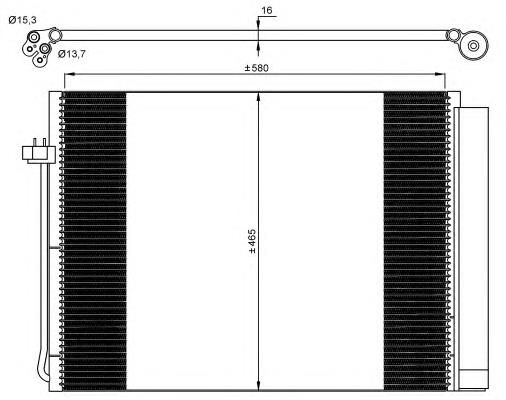 Radiador de aparelho de ar condicionado NRF 35906 preço, a partir de 110,86 USD