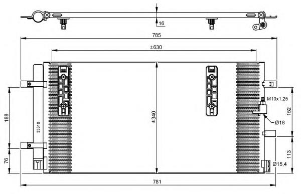 Radiador de aparelho de ar condicionado VAG 8K0260401L preço, a partir de 115,77 USD