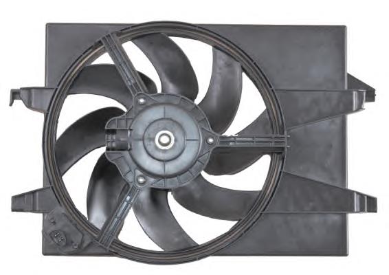 Compre 1495674 Ford Difusor do radiador de esfriamento, montado com motor e roda de aletas