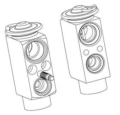 Válvula TRV de aparelho de ar condicionado BMW 64116981100