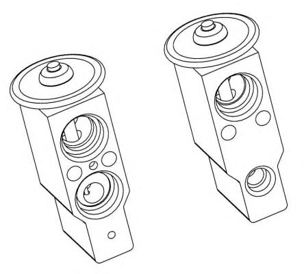 Válvula TRV de aparelho de ar condicionado 19259601 General Motors