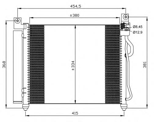 Radiador de aparelho de ar condicionado Hyundai/Kia 9760607000 preço, a partir de 93,64 USD
