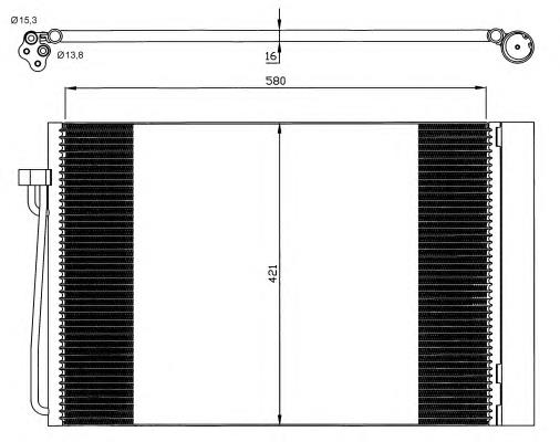 Compre 8FC351301324 HELLA Radiador de aparelho de ar condicionado