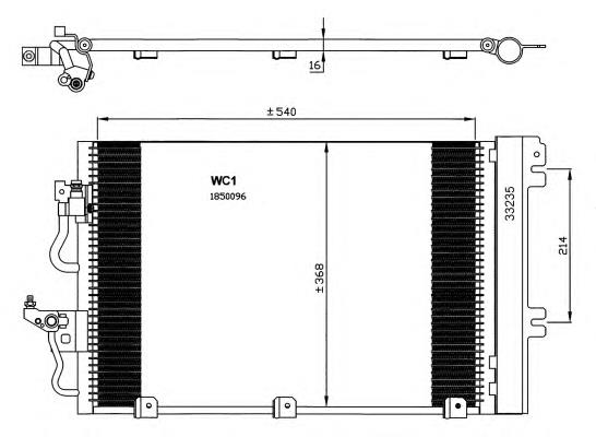 Compre 7800157 Kamoka Radiador de aparelho de ar condicionado