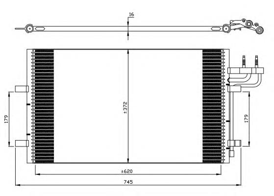 Compre 35551 NRF Radiador de aparelho de ar condicionado