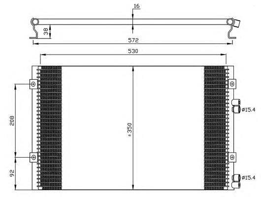 Radiador de aparelho de ar condicionado NRF 35608 preço, a partir de 104,91 USD