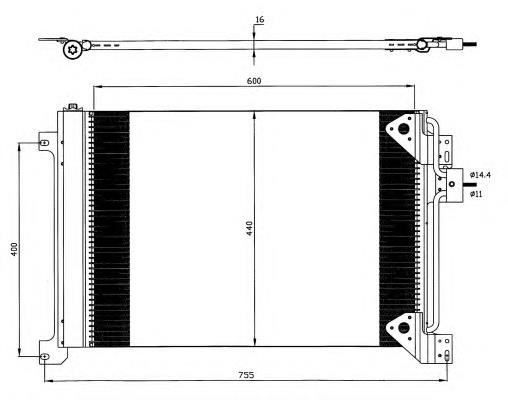 Radiador de aparelho de ar condicionado Diesel Technic 774020 preço, a partir de 121,69 USD