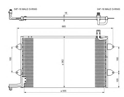 Compre 300111 ACR Radiador de aparelho de ar condicionado