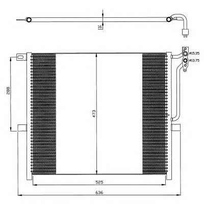 Radiador de aparelho de ar condicionado Kale 384800 preço, a partir de 103,86 USD