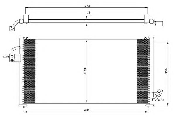Compre 73210FC030 Subaru Radiador de aparelho de ar condicionado
