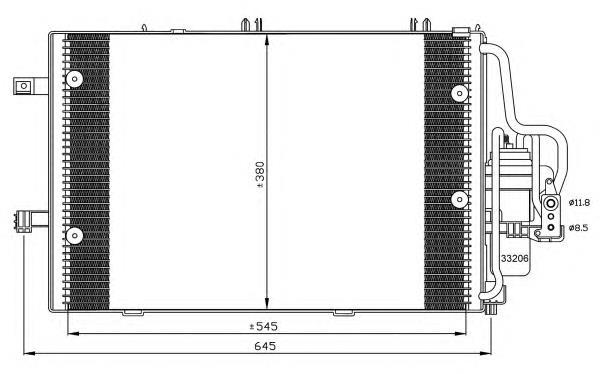 Radiador de aparelho de ar condicionado NRF 35530 preço, a partir de 66,40 USD