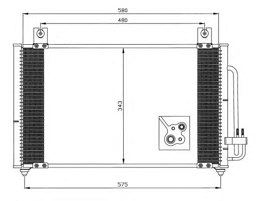 Radiador de aparelho de ar condicionado Hyundai/Kia 0K30C61480E preço, a partir de 57,91 USD