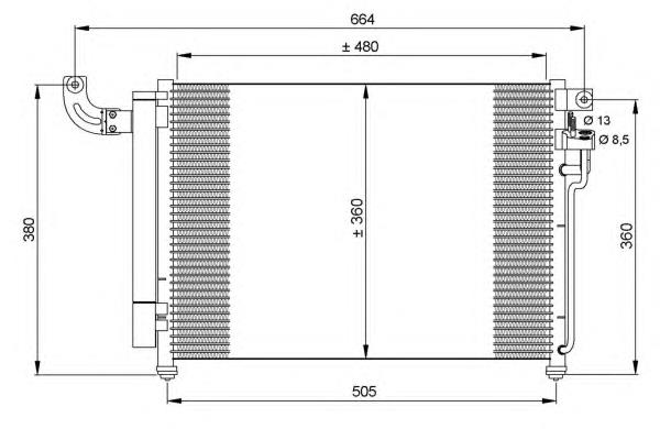 Radiador de aparelho de ar condicionado Hyundai/Kia 976061G300 preço, a partir de 116,41 USD