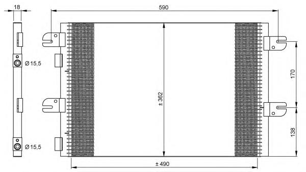 Radiador de aparelho de ar condicionado NRF 35792 preço, a partir de 115,93 USD