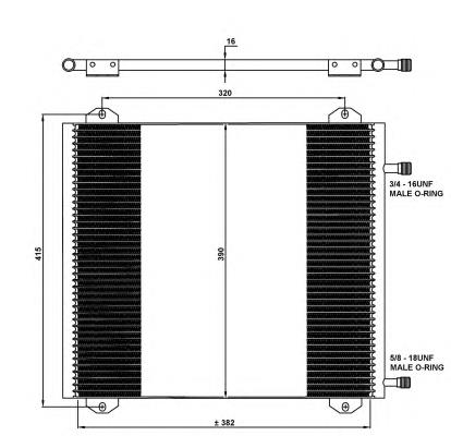 Compre 7700428315 Renault (RVI) Radiador de aparelho de ar condicionado