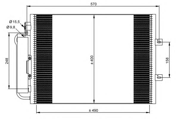 Radiador de aparelho de ar condicionado Renault (RVI) 921006980R preço, a partir de 120,07 USD