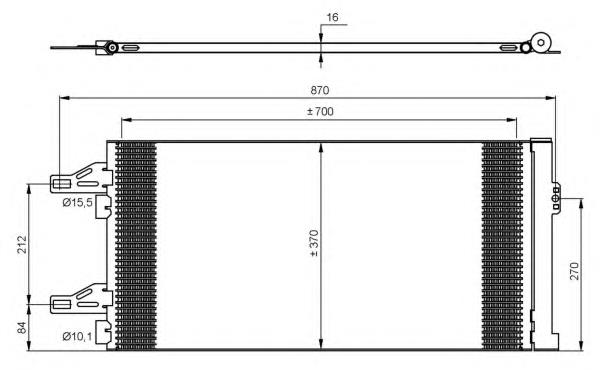 Radiador de aparelho de ar condicionado Peugeot/Citroen 6455HE preço, a partir de 74,91 USD