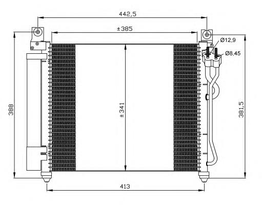 Compre 9760607500 Hyundai/Kia Radiador de aparelho de ar condicionado