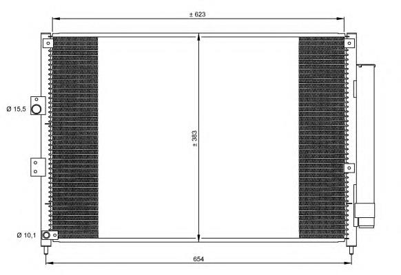 Radiador de aparelho de ar condicionado Honda 80110SNBA42 preço, a partir de 121,82 USD