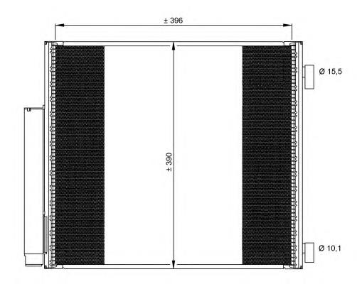 940136 Nissens Radiador de aparelho de ar condicionado