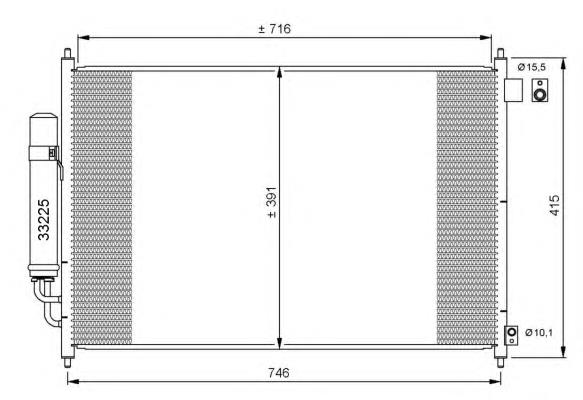 Radiador de aparelho de ar condicionado NRF 35866 preço, a partir de 122,12 USD