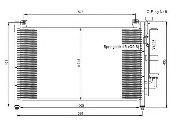Radiador de aparelho de ar condicionado VALEO 814038 preço, a partir de 145,41 USD