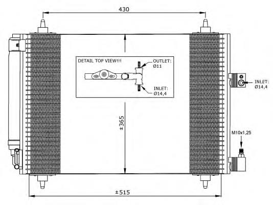 Radiador de aparelho de ar condicionado Eaclima 30C55016 preço, a partir de 54,27 USD