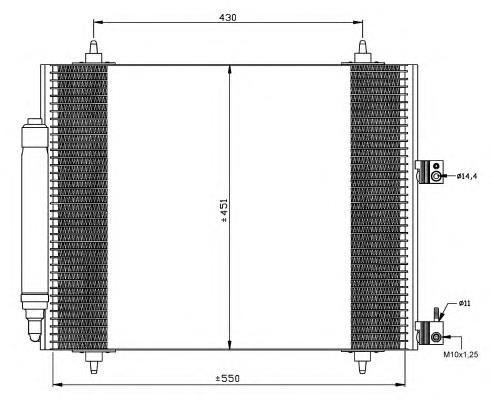 Radiador de aparelho de ar condicionado NRF 35669 preço, a partir de 99,18 USD