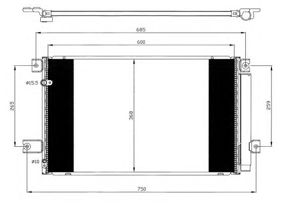 Compre 884500F150 Toyota Radiador de aparelho de ar condicionado