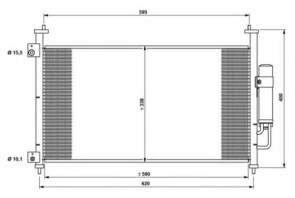 Radiador de aparelho de ar condicionado Honda 80110SMGE02 preço, a partir de 114,20 USD