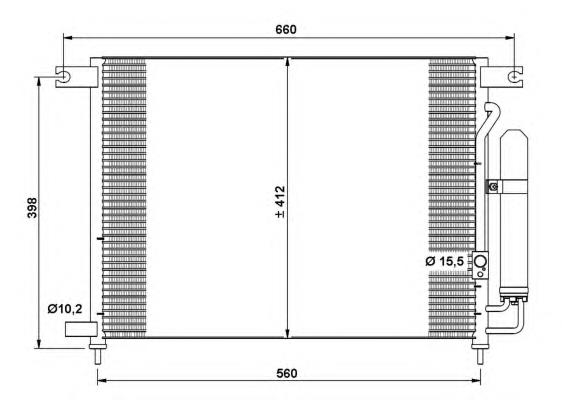 Radiador de aparelho de ar condicionado NRF 35766 preço, a partir de 97,41 USD