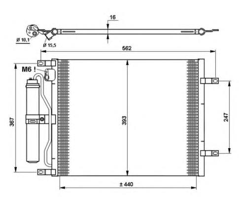 Radiador de aparelho de ar condicionado Nissan/Infiniti 921009U20B preço, a partir de 76,62 USD