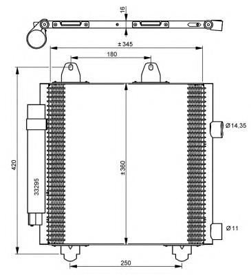 884500H010 Toyota Radiador de aparelho de ar condicionado