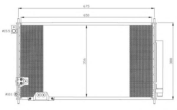 Radiador de aparelho de ar condicionado NRF 35740 preço, a partir de 96,20 USD