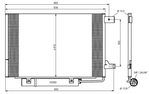 Compre AC370000S Mahle Original Radiador de aparelho de ar condicionado