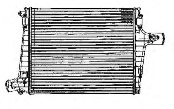 4B0145805F VAG Radiador de intercooler