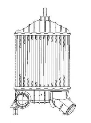 96704 Nissens Radiador de intercooler