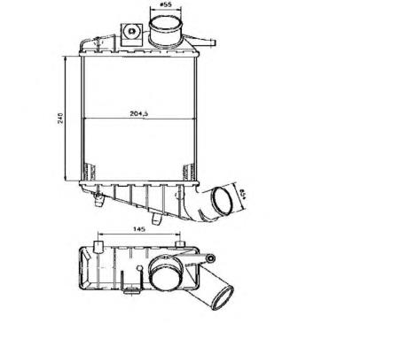 Compre 01004085 VAN Wezel Radiador de intercooler