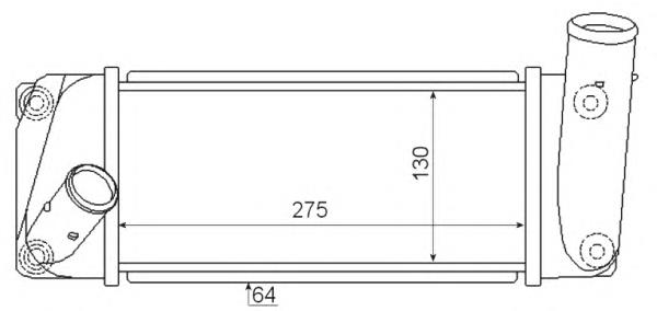 179400N150 Toyota Radiador de intercooler