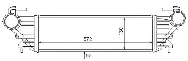 51964106 Fiat/Alfa/Lancia Radiador de intercooler