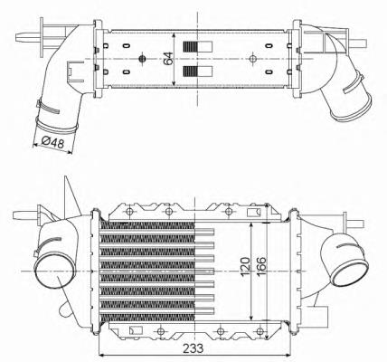 Radiador de intercooler Maxgear AC640749 preço, a partir de 39,16 USD