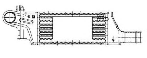 Radiador de intercooler NRF 30429
