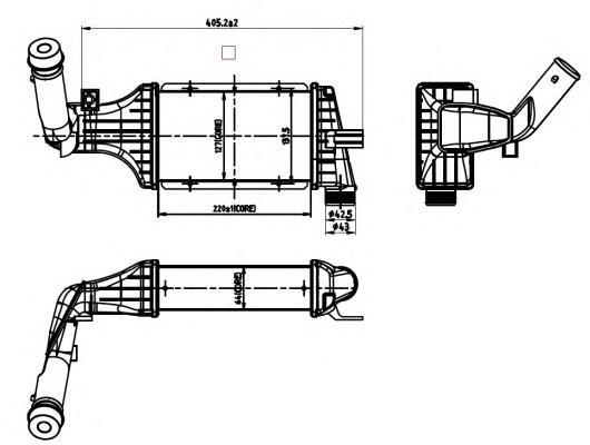 Radiador de intercooler Opel 95512979 preço, a partir de 88,76 USD