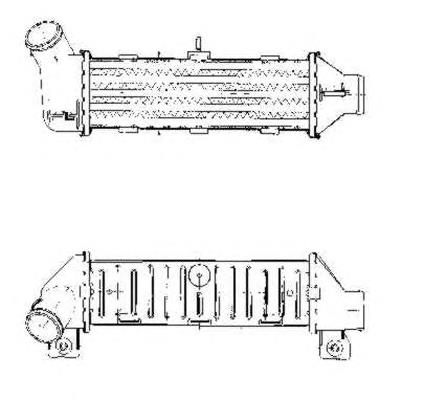 Radiador de intercooler 6K0145805 VAG