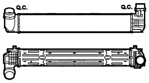 Radiador de intercooler NRF 30287