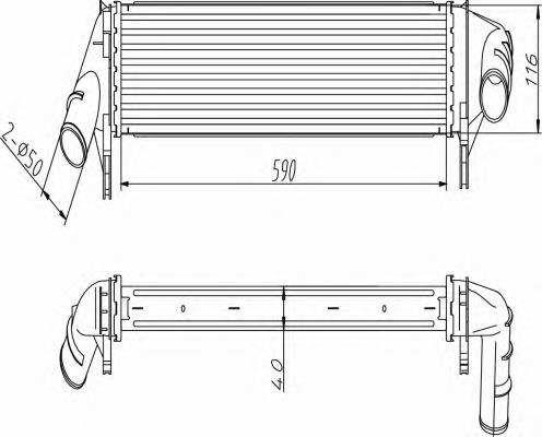 Radiador de intercooler NTY CCLRE017 preço, a partir de 81,86 USD