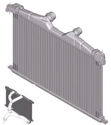 30320 NRF Radiador de intercooler